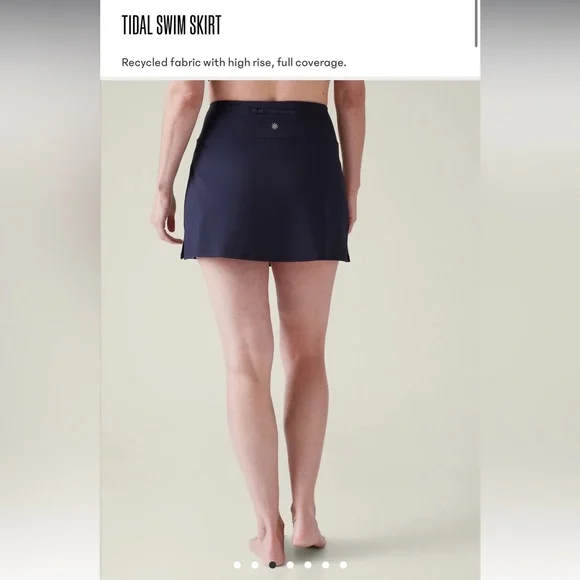 SALE✨ Athleta pink bikini skirt triangle top set XS NWT - Picture 14 of 16